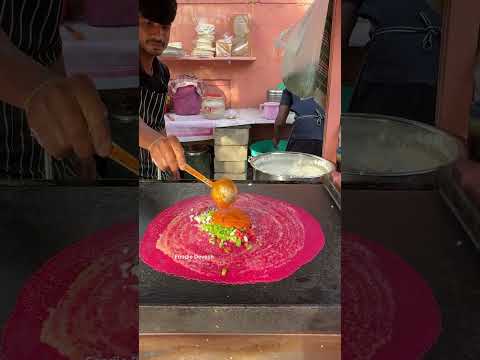 The Most Viral Pink Dosa of Pink City Jaipur in just 160/- | Atrangi Street Food of Jaipur #dosa