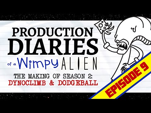 Production Diary of a Wimpy Alien 9 - Dynoclimb and Dodgeball (Wimpy Kid / Alien / Predator Parody)