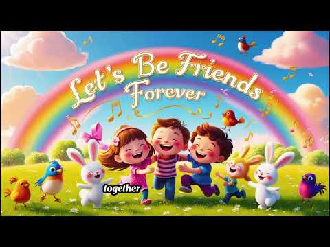 Let’s Be Friends Forever 🤝 | Heartwarming Kids Song About Friendship