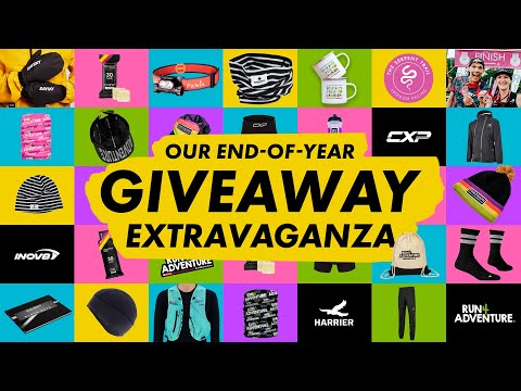 GIVEAWAY EXTRAVAGANZA 2024 | Amazing running prizes up for grabs! | Run4Adventure