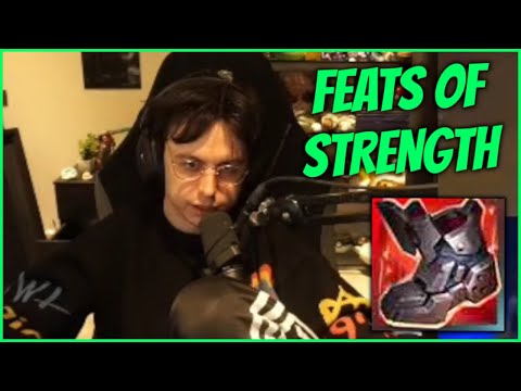 Caedrel Explains The New Feats Of Strength Mechanic (Upgraded Boots)