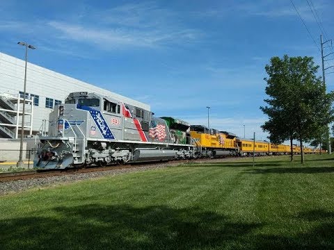 2018 Union Pacific Home Plate Special with UP1943 arriving In Omaha, NE