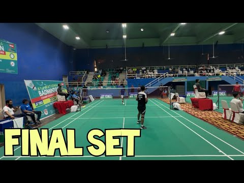 Final - Hafiz irfan saeed vs Jalees Khan 61st National Badminton championship Pakistan