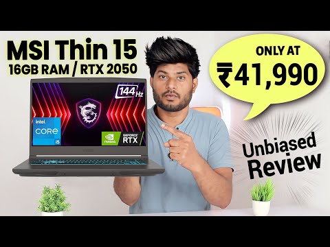 MSI Thin 15 Gaming Laptop | Unbiased Review | Unboxing