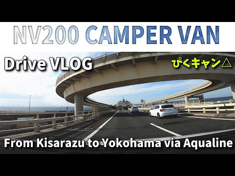 【NV200 CamperVAN】Drive VLOG AQUALINE　 🐶& 🚐 #shorts