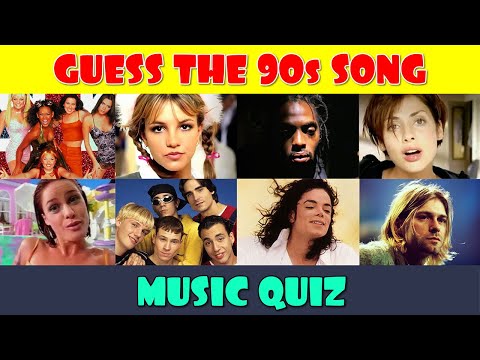 Guess the 90s Song Music Quiz