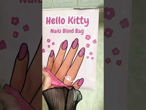 Hello Kitty Nails 💖 Blind Bag #blindbag #asmr #squishy #unboxing #sanrio #nails #craft #hellokitty