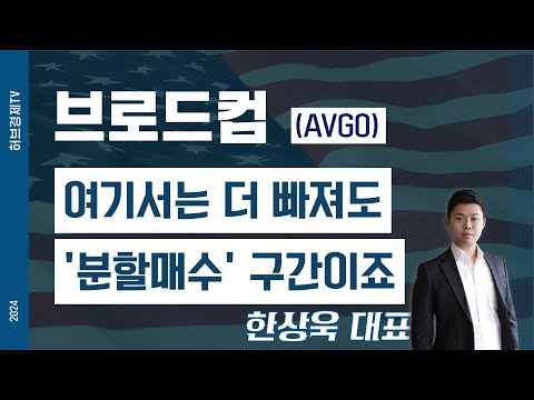 브로드컴(AVGO) - 여기서는 더빠져도 '분할매수' 구간이죠