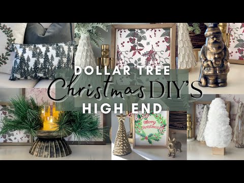 DOLLAR TREE CHRISTMAS DIYs | Easy High End Christmas Decor | Best Christmas DIY Hacks 2024 🎄