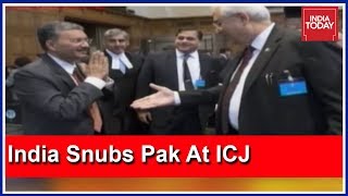 India MEA Deepak Mittal Refuses To Shake Hands With Pakistan AG At ICJ