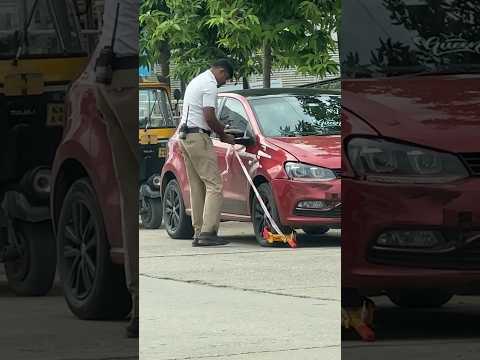 Shivamogga Police 👮‍♂️🫡 #shivamogga #police #noparking #pologt #karnatakapolice #policememes #