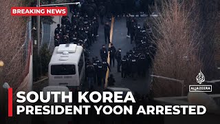 South Korea’s President Yoon arrested after ill-fated martial law attempt