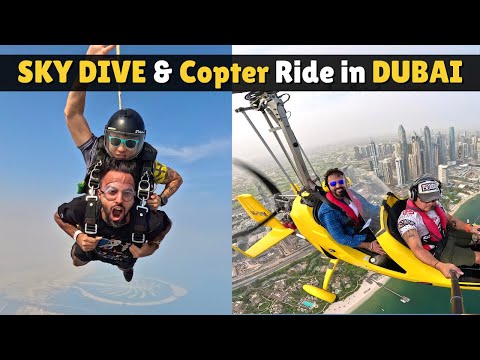 How to SKY DIVE & GyroCopter in DUBAI [ COST + Experience Comparison ]