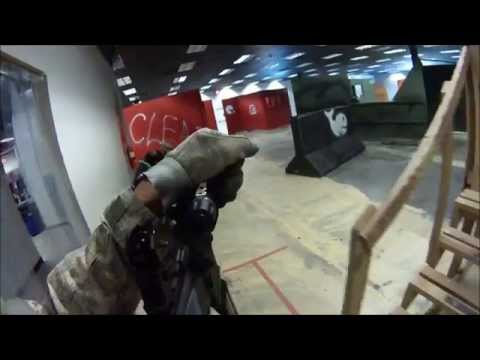 Airsoft Team Death Match Battle (full game w/PolarStar rifle)