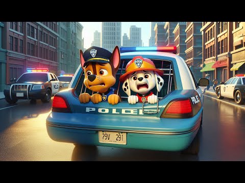 Paw Patrol Ultimate Rescue | CHASE x MARSHALL GOES TO JAIL? What's Going On? Funny Story | Rainbow 3