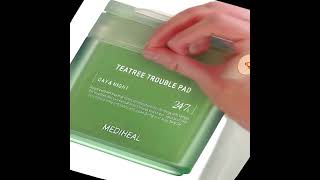 Soothe Your Skin: MEDIHEAL Teatree Trouble Facial Toner Pads!