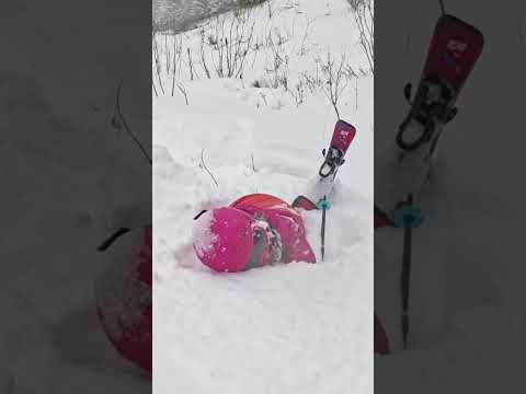 The sounds of a happy, active childhood. ❤️🙌 #ski #snow #outdoors