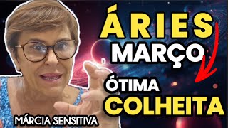 Áries - MARÇO/"ÓTIMA COLHEITA, COISAS BOAS"/Corte Canal #marciasensitiva #aries #março