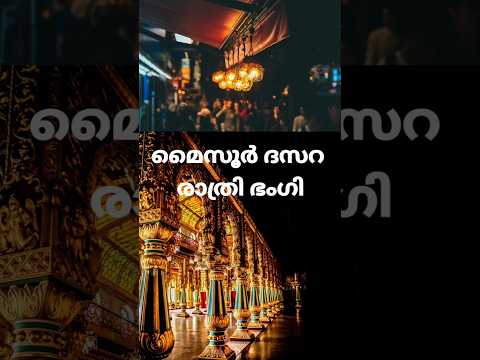 മൈസൂർ ദസറ രാത്രിയിലേക്ക് സ്വാഗതം #shortsvideo #shorts #shortfeed