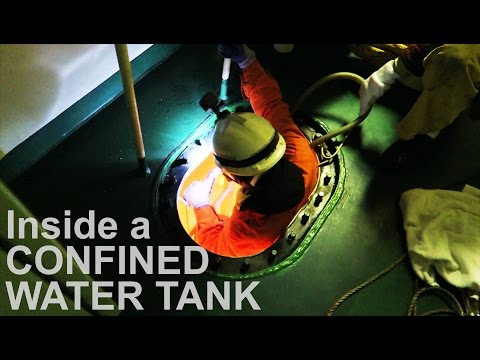 Into Ship's Massive Water Tank! | Life at Sea | Mariner's Vlog #1