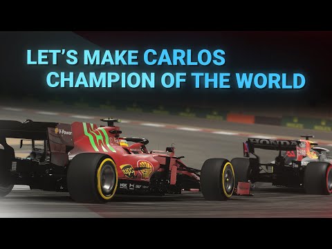 Let's Make Carlos Champion of the World | F1 2021 100% Race Bahrain