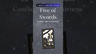 Navigating Conflict: The Five of Swords Tarot Card | Tarot Talks Short #tarot #tarotreading