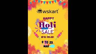 wskart  Holi sale link in full video ⬆ #wskart #holisale