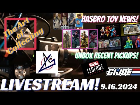 LIVE! Toy News of HasboPulse Con! Unboxing Pickups!