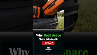 Why Car Boot Space Calculated in Litres ? #shorts #trending #automobile