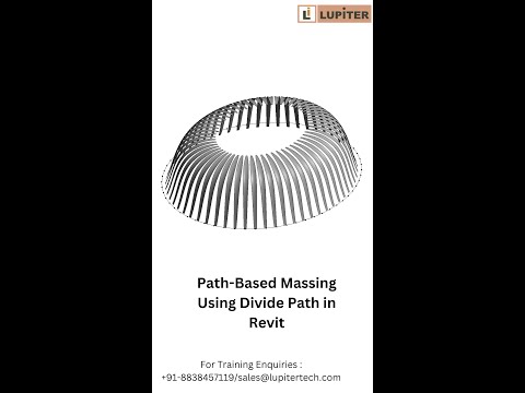 Path-Based Massing Using Divide Path in Revit