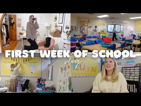 FIRST WEEK BACK AT SCHOOL VLOG