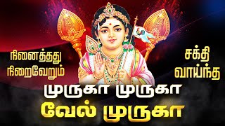 🔴 LIVE SONGS | முருகா முருகா வேல் முருகா - சனிக்கிழமை சிறப்பு பாடல் | Murugan Bakthi Songs Tamil