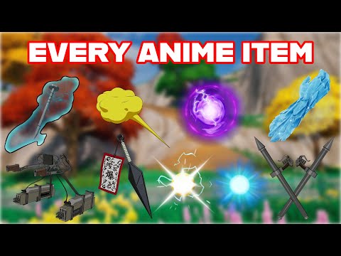 Ranking EVERY ANIME ITEM In FORTNITE HISTORY From WORST To BEST