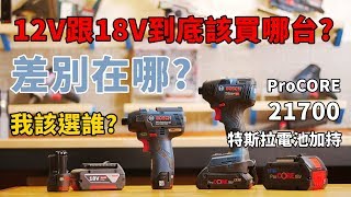 《職人育成》12V跟18V傻傻分不清楚? 5分鐘帶你了解電池系統差異 (ProCORE 21700 新型電池技術)