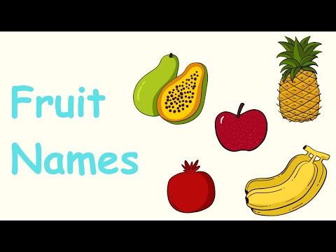 Fruit Names for Kids #viralvideo #kidssong #trendingvideo #fruitnames #educationalvideo #cartoon