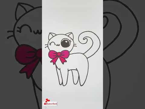 How to Draw a Cute Cat 🐱🎨🖌️