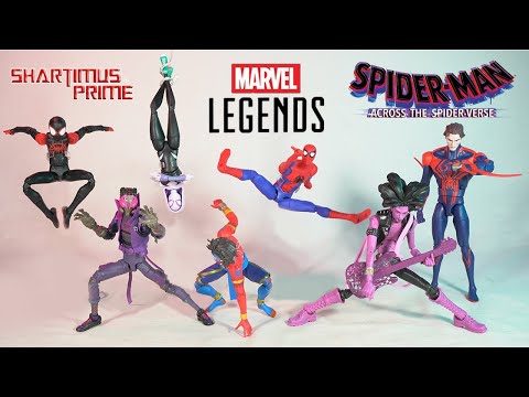 Marvel Legends Spider-Man 2024 Across the Spider-Verse Retro Card Wave 2 Action Figure Review