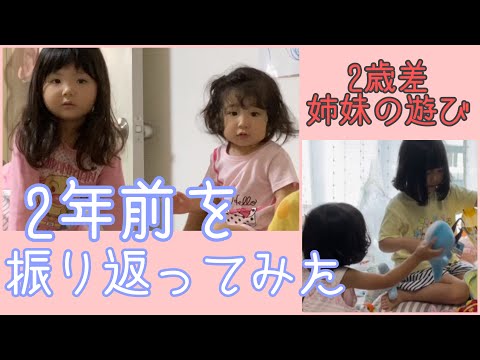 【成長記録】2歳差姉妹の遊び2年前を振り返ってみた