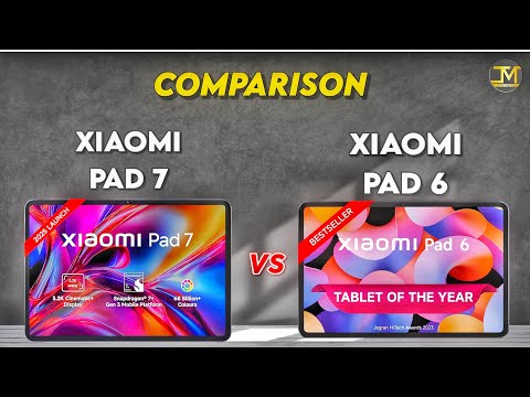 Xiaomi Pad 7 vs Xiaomi Pad 6  Full Comparison 🤔❓