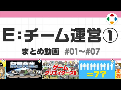 E: チーム運営1 (まとめ動画) #01～#07