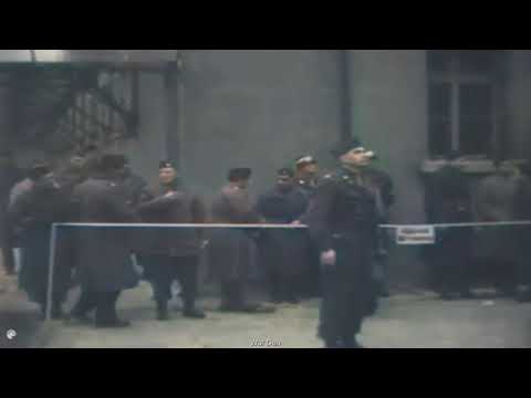 1ST TIME IN COLOR! November 19th 1945 Landsberg Germany WW2 Nazi Hanging Execution 3rd U.S. Army!