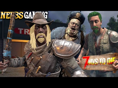 Risky Late Night Raid - 7 Days To Die 1.0