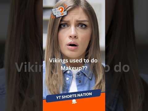 Viking Beauty Secrets: Men in Makeup #viral #shorts #shortsvideo #shortsfeed