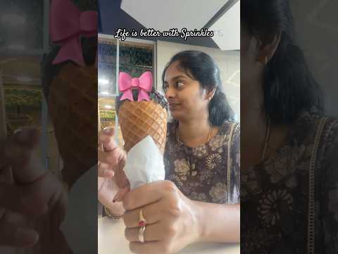 Am I the only one who craves ice cream just once a year?🫣#janvika #food#telugufoodie#youtubepartner