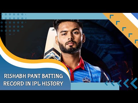 Rishabh Pant batting record in IPL history || Rishabh Pant ipl record ||#rishabhpant #ipl