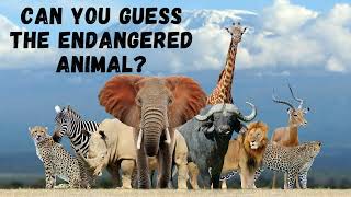 Endangered Animals Quiz: Can You Guess the endangered Species?