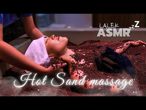 ASMR Soothing Hot Sand Massage & Sound Healing (Thai Soft-Talking)