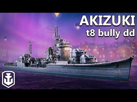 Akizuki Has Incredible Guns At Tier 8 (Christmas Gift 2024)