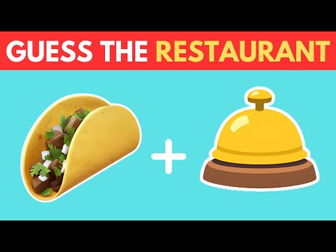 Guess the Fast Food Restaurant by Emoji? 🍔 | Emoji Challenge