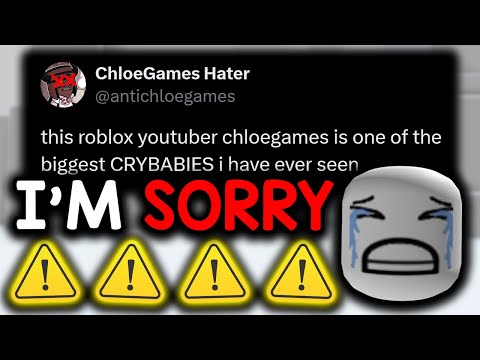 My Roblox YouTuber Apology... i'm sorry